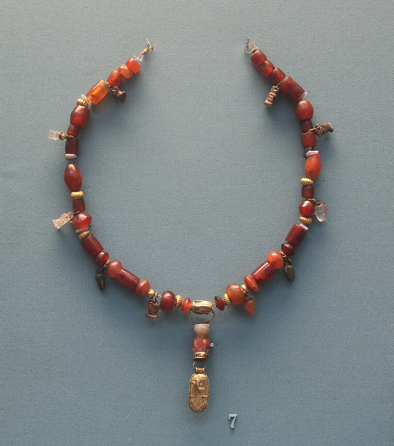 Phoenician necklace from Tharros, Sardinia